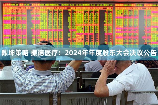鼎坤策略 振德医疗：2024年年度股东大会决议公告